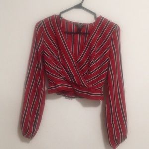 Crop top long sleeves